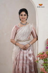 Premium Collection Pink Silk Premium Half Saree | Lehenga For Girls