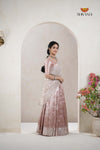 Premium Collection Pink Silk Premium Half Saree | Lehenga For Girls