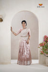 Premium Collection Pink Silk Premium Half Saree | Lehenga For Girls