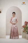 Premium Collection Pink Silk Premium Half Saree | Lehenga For Girls