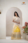 Premium Collection Yellow Silk Premium Half Saree | Lehenga For Girls