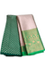 Green with Gold Pattu Pavadai Material
