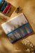 White With Blue Floral Butta Kanchivaram Silk Saree With Temple Border !!!