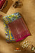 Yellow Floral Handloom Pure Kanjivaram Silk Kalamkari Saree !!!
