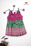 Green Manoranjitham Just Born Baby Frock