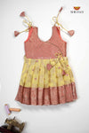 Yellow Vanji Kodi Just Born Baby Frock
