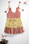 Yellow Vanji Kodi Just Born Baby Frock