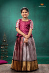 Red Nilavin Oli Traditional Pattu Pavadai Set