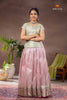 Pink Parrot Traditional Pattu Pavadai Set