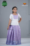 Festive Collection - Lavender Candy Brocade Pattu Pavadai !!!