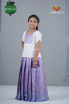 Festive Collection - Lavender Candy Brocade Pattu Pavadai !!!