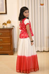 Onam Red Candy CloudTraditional Pattu Pavadai