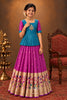 Magenta Kota Cocktail Traditional Pattu Pavadai Sets