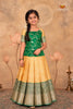 Yellow Mango Pintuck Traditional Pattu Pavadai Sets