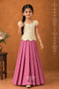 Pink Mint Crush Traditional Pattu Pavadai Sets