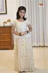 Onam Sandal Breeze Traditional Pattu Pavadai