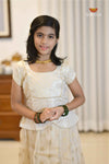 Onam Sandal Breeze Traditional Pattu Pavadai