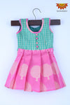 Girl Pink Tree Baby Frock 