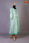 Mul Mul Cotton Green Kurti For Women 