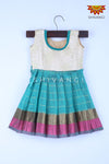 Girl Blue Sparkle Baby Frock 