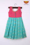 Girl Blue Tiny Butta Baby Frock 