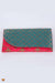 Girls Green with Pink Women’s Multipurpose Fabric Clutch 