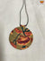 Cotton fabric  Pendant Necklace with Earrings for Women and Girl's 