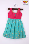 Girl Blue Tiny Butta Baby Frock 