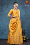 Girls Sandle Floral Feather Langa with Dupatta 