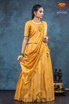 Girls Sandle Floral Feather Langa with Dupatta 