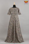 GirlsGreyKalamkari Slope Long gown!!! 