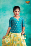 Girls Ramar Green Dancing Annam Pattu Pavadai | Langa 
