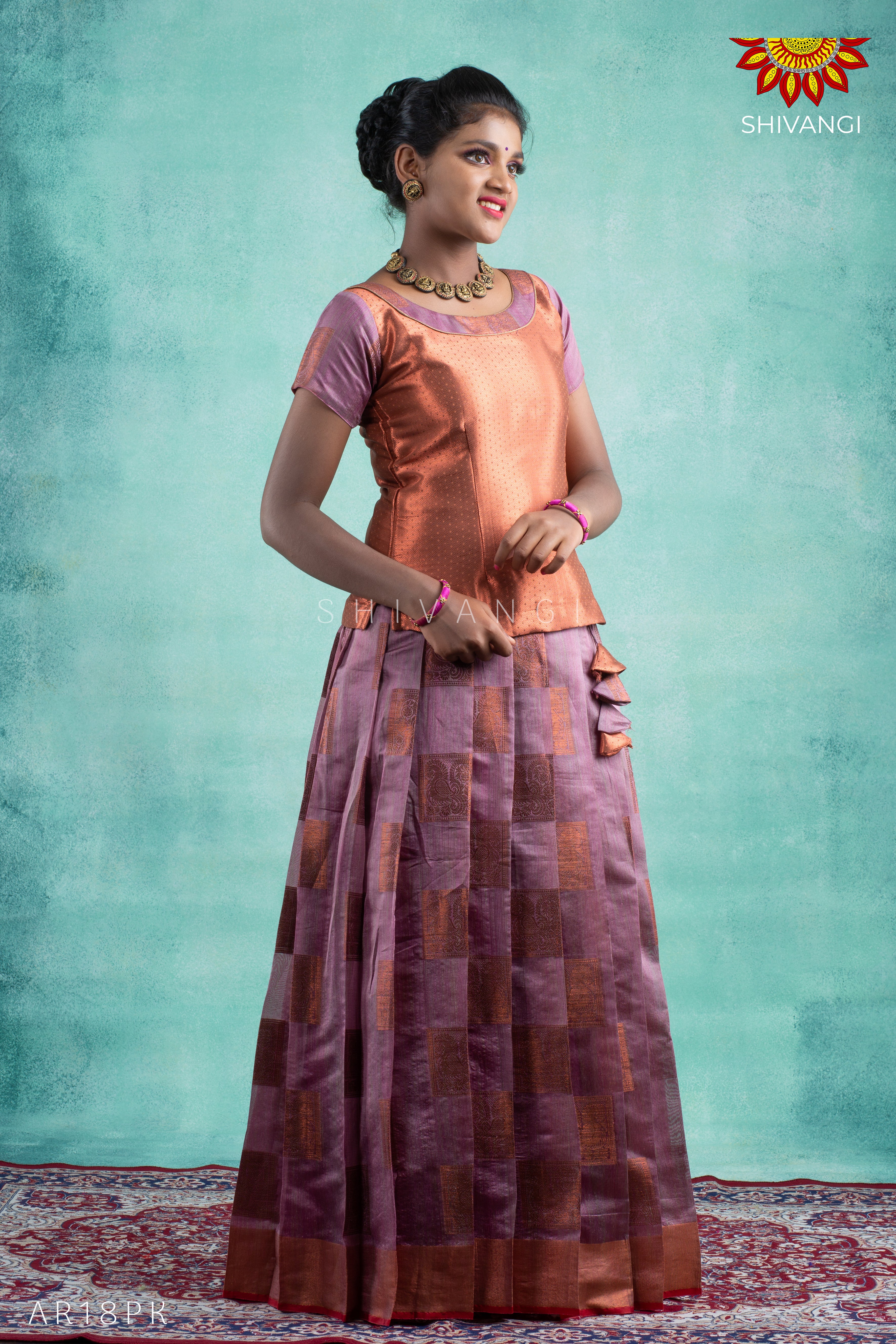 Full Skirt Blouse Set Kerala Full Pavaada  kingnqueenzcom
