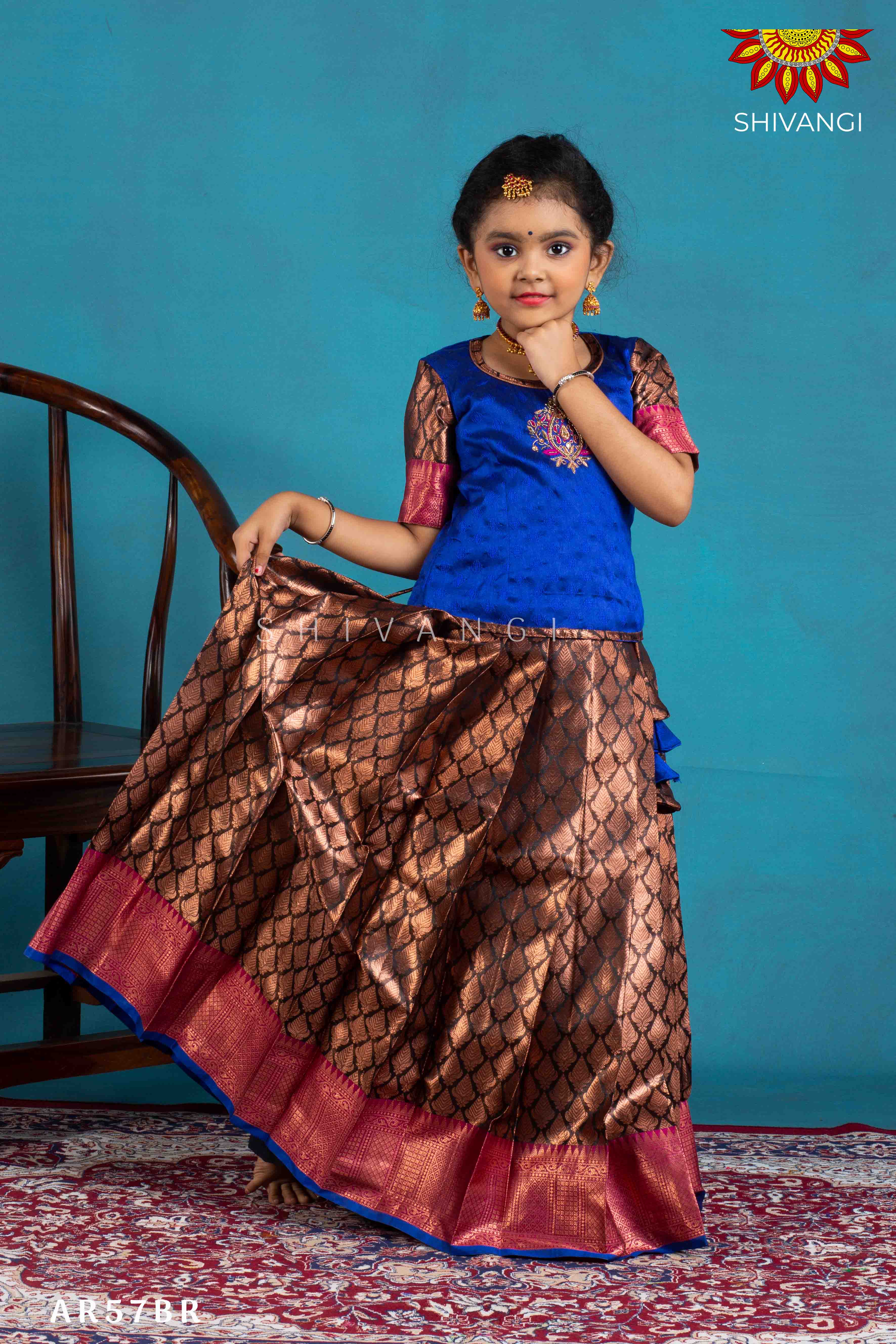 Half Saree-Suitable for kids/Small sized Person, Women's Fashion, Dresses &  Sets, Traditional & Ethnic wear on Carousell