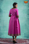 Girls Pink Cotton arrow Frock !!! 