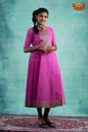 Girls Pink Cotton arrow Frock !!! 