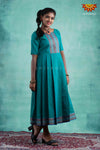 Girls Ramar Green Cotton arrow Frock !!! 