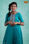 Girls Ramar Green Cotton arrow Frock !!! 