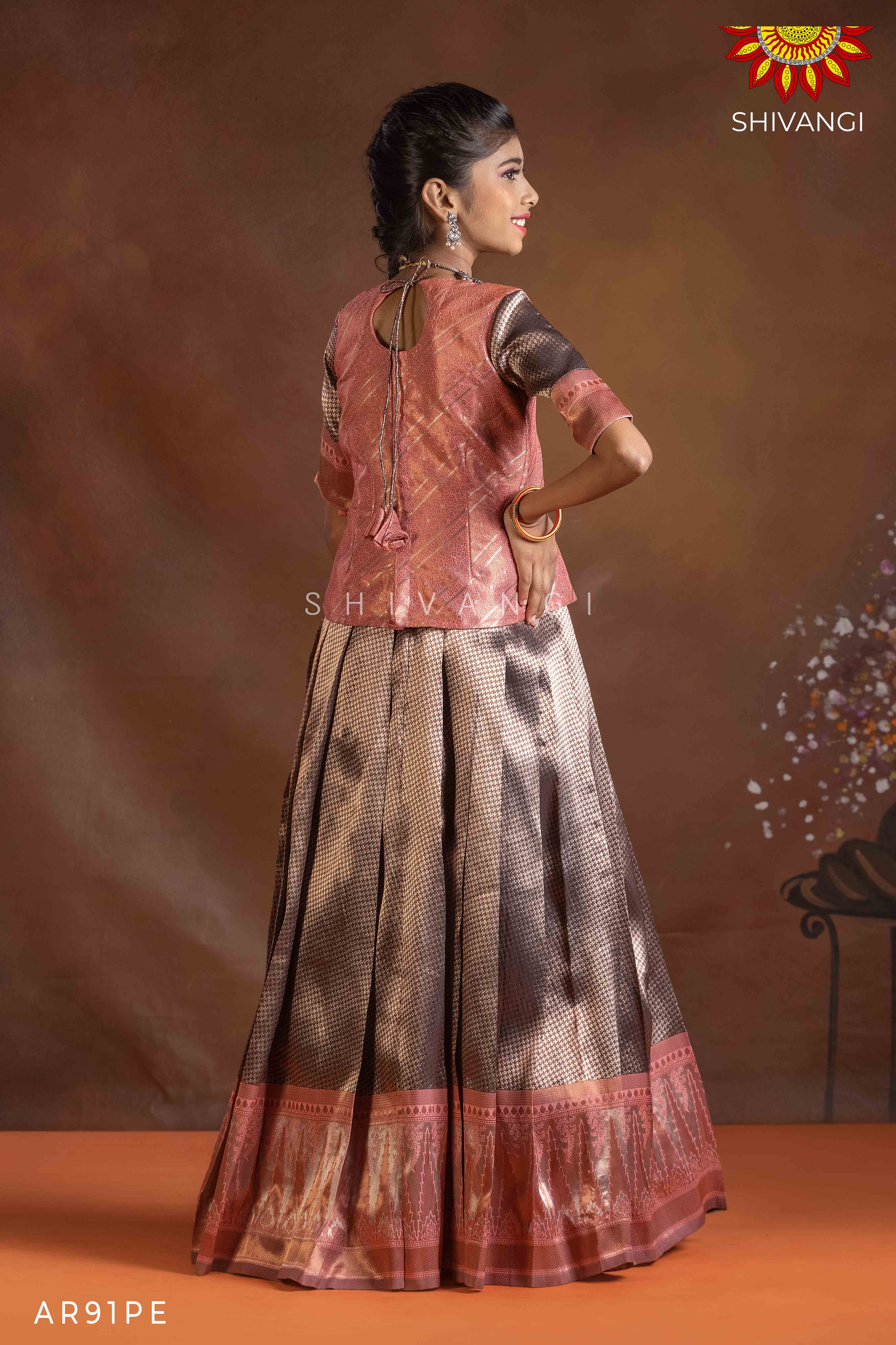Pattu pavadai designs 2017 sale
