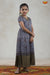 Grey Pastel Morracan Long Gown For Girls !!!