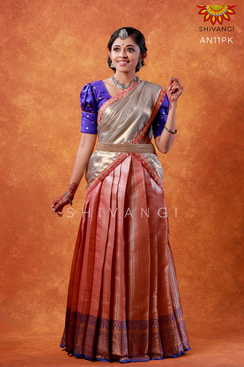 Blouse Designs Buy Langa Voni Online Pattu Langa Voni Sets With