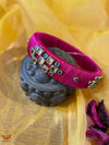 Pink Silk Thread Bangles 